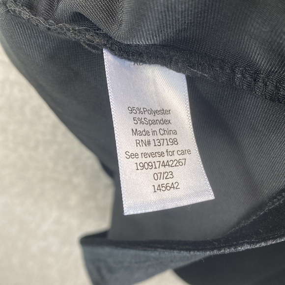 Intempo velvet midi dress L cocktail party date night LBD mob wife bodycon goth - Picture 7 of 8